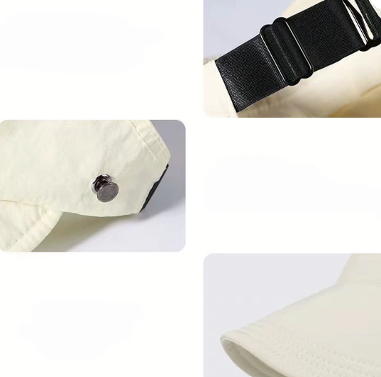 Women's Summer Empty Cap, Quick Dry Outdoor Visor, Thin Sunscreen Hat, Upgrade Style with Mask Holder.