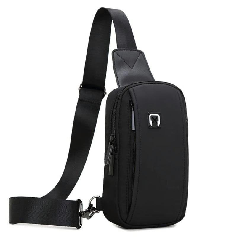 Mens Japanese Oxford Cloth Chest Crossbody Bag